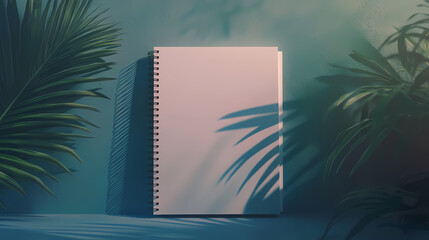 spiral notebook blank mockup. Spiral. Illustration