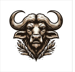 Buffalo Head Silhouette