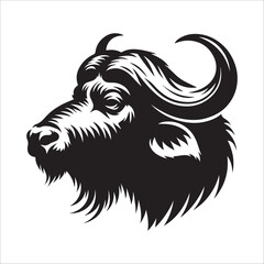 Buffalo Head Silhouette