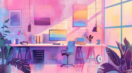 Diverse Group of People Collaborating on a Project