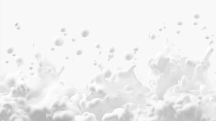 Bath foam realistic vector illustration on transparent background. White soap suds, shampoo foaming detergent texture, frame or border for design