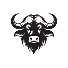Buffalo Head Silhouette