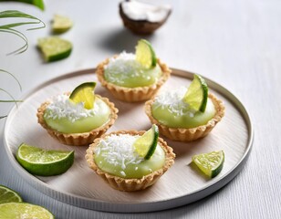 Zesty Lime and Coconut Tartlets: A Tropical Fusion Trend