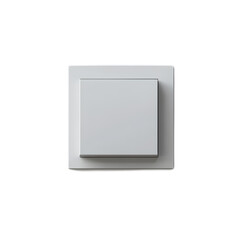 Fototapeta premium Minimalist Light Switch on Plain Background for Modern Interiors