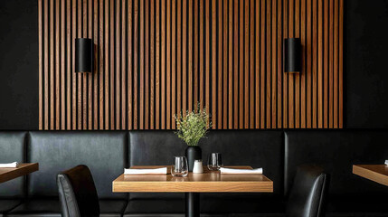 Elegant restaurant interior design showcase modern dining space cozy atmosphere urban chic