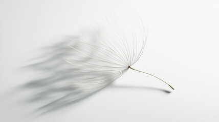 ミニマリズムのタンポポ綿毛