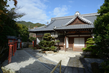 比叡山里坊　律院の玄関　滋賀県大津市坂本