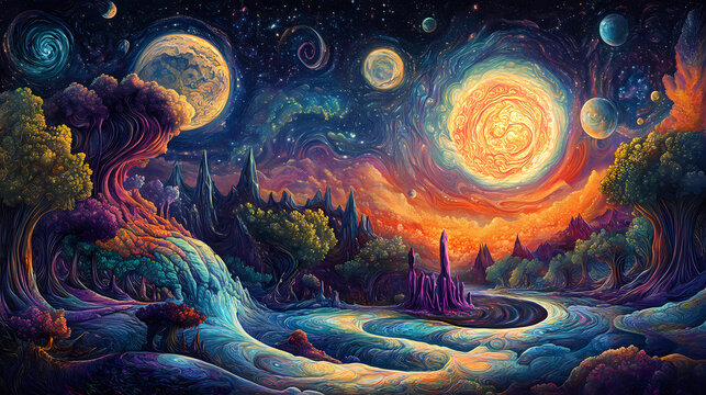 otherworldly futuristic forms