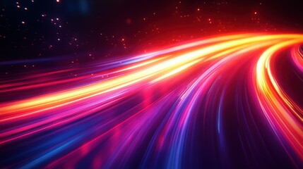 Abstract light streaks background