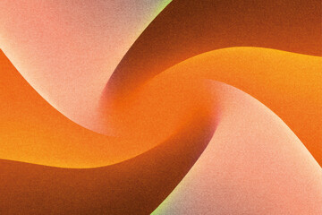 Abstract grainy background with swirling warm colors and textures