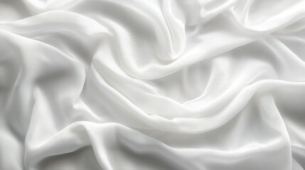 Fototapeta premium Clean, white cotton fabric background