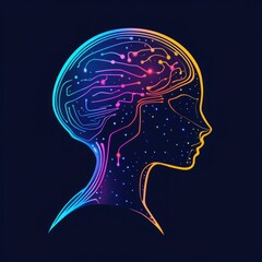 Obraz premium Artificial intelligence logo --stylize 300 --v 6.1 Job ID: 4460a380-fb9e-4b48-a104-f3104e27696e