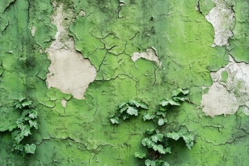 Rugged Greens: An Abandoned Grunge Texture with Rough and Grim Aesthetics