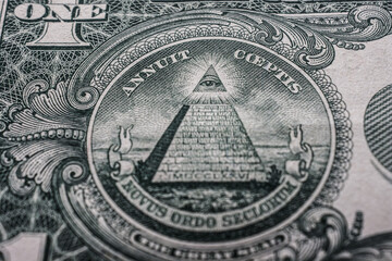 Eye of Providence one dollar banknote