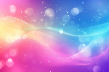 Vibrant Bokeh Bliss: An Abstract Celebration of Colorful Lights in a Defocused Background