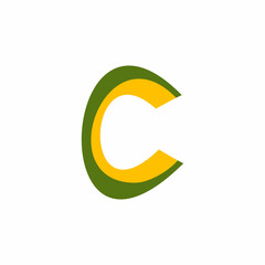 Initial Letter C Logo Design. C Logo Design. Letter C symbol.
Letter C. Initial Letter.