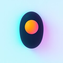 top-down view of gender-neutral icon minimalist product photography of contemporary design with realistic details