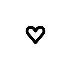 Heart Icon Representing Love, Care, and Affection - Perfect for Relationship, Health, and Social Media Designs