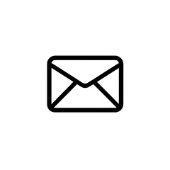 Simple Envelope Icon Representing Communication, Messaging, and Mail - Ideal for Email, Social Media, and Correspondence Designs