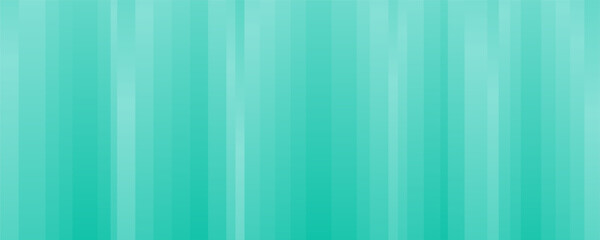 Fototapeta premium Turquoise blue gradient stripes header background. Soft corrugated effect abstract banner template