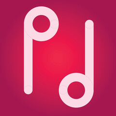 Wireless headphones design vector image