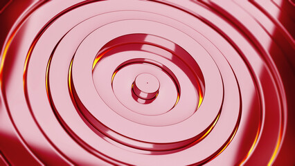 3d minimalist metallic circles background