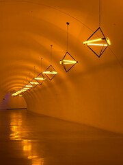 Lighting in tunnel