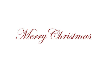 merry christmas lettering