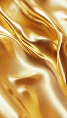 Obraz premium Shimmering gold surface with reflective textured foil and elegant material design elements