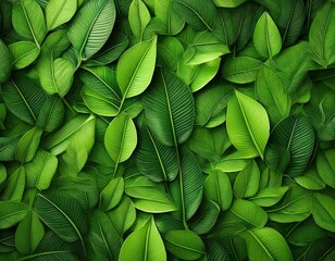 Fototapeta premium green foliage texture