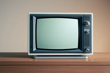 Classic TV Monitor with Transparent Background Ideal for Presentations