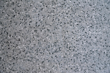 Gray marble terazzo texture with presses rubble