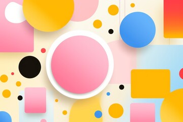 Vibrant abstract geometric shapes and patterns for modern artistic design inspiration