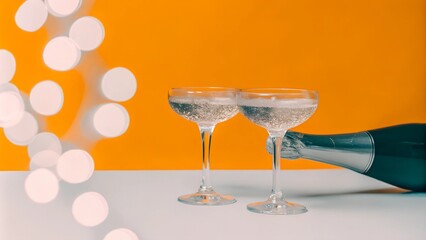 Elegant Champagne Glasses