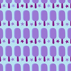 Christmas ice candy seamless ice cream pattern for wrapping paper and fabrics