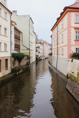the city of Prague, little Venice street