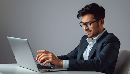 Unhappy dissatisfied businessman looking at laptop screen, reading bad news in message, frustrated stressed young man having problem with broken or discharged device, data loss or software failure i