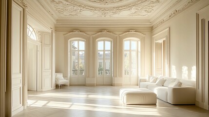 Sunlit Parisian Apartment Elegant Interior Design
