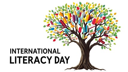 Obraz premium International literacy day concept