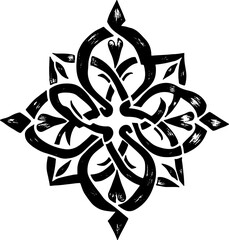 Vektor aus dem Set: Contemporary, Siebdruck, schatten, Scherenschnitt, Silhouette, umriss