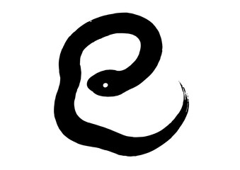 巳_巳年年賀状 素材_筆文字デザイン_03