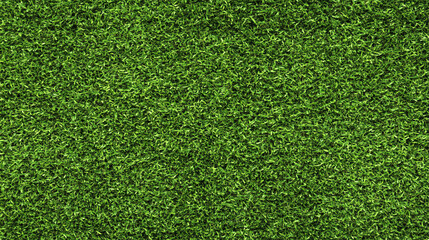 Obraz premium A vibrant, textured surface of artificial grass, showcasing a rich green color ideal for landscaping, sports fields, and recreational spaces.
