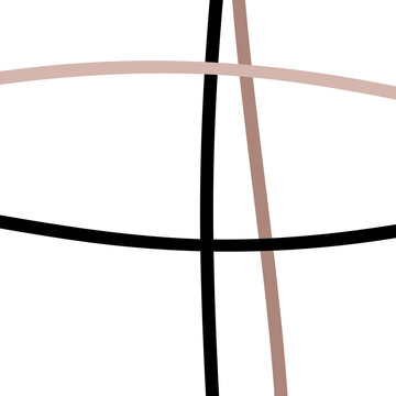 Neutral Abstract Minimalist Line Design