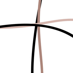 Neutral Abstract Minimalist Line Design