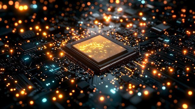 Exploring Microchip Circuits: Data Processing & Advanced Technology