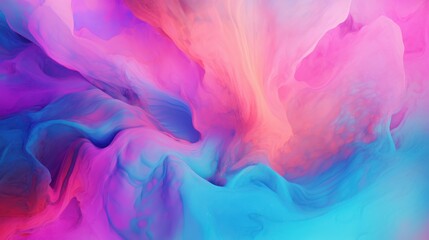 Abstract Swirling Pink Blue Purple Hues Artwork