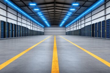 Server Room Data Center Interior