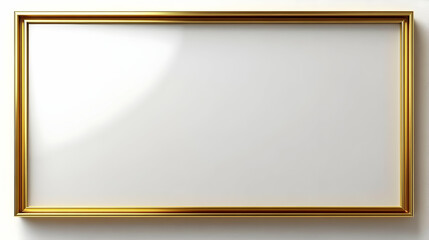 Elegant Gold Frame:  Showcase Your Artwork Beautifully