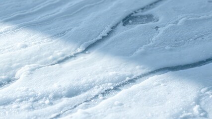 Obraz premium Smooth and glistening ice surface with unique texture, perfect for winter-themed designs, frost