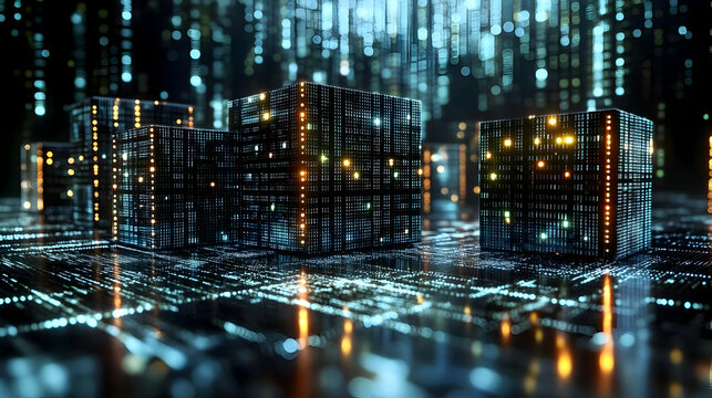 Data Cubes Illuminate Digital Future: Exploring Network's Potential and  Technological Advancements in a Virtual City